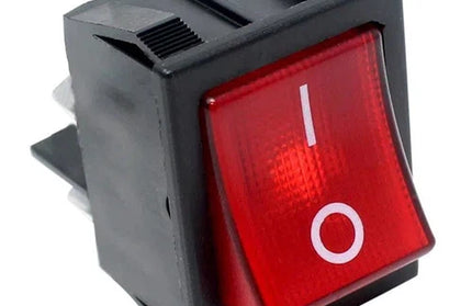 Rocker Switch Illuminated-Single DPST/16𝐴/250𝑉/(26x22𝑚𝑚)