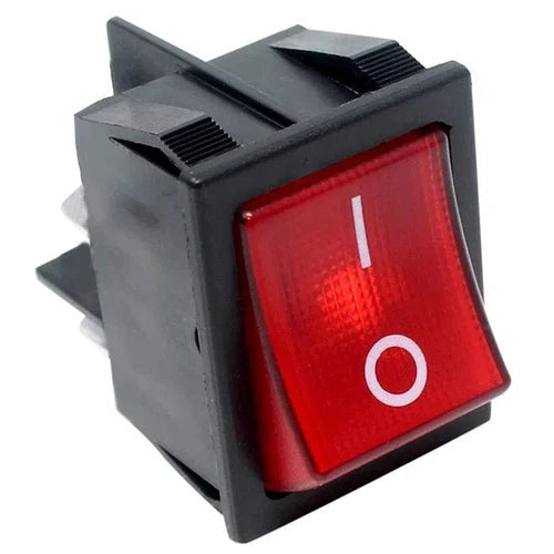 Rocker Switch Illuminated-Single DPST/16𝐴/250𝑉/(26x22𝑚𝑚)