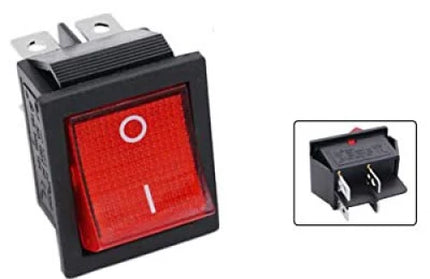 Rocker Switch Illuminated-SPDT/6𝐴/250𝑉/(19x13𝑚𝑚)