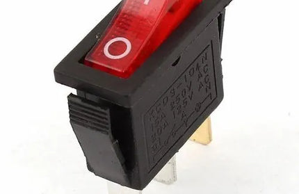 Rocker Switch Illuminated-SPST/15𝐴/250𝑉/(26x11𝑚𝑚)