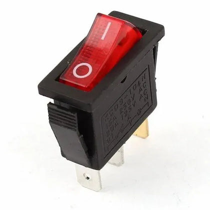 Rocker Switch Illuminated-SPST/15𝐴/250𝑉/(26x11𝑚𝑚)