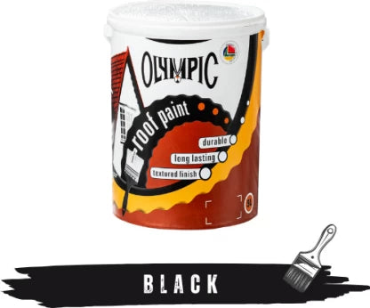 Roof Paint Universal Acrylic Olympic-5ℓ-Black