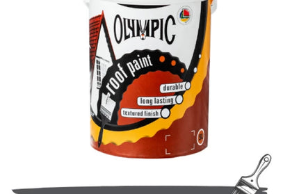 Roof Paint Universal Acrylic Olympic-5ℓ-Charcoal