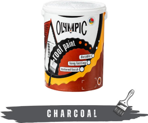 Roof Paint Universal Acrylic Olympic-5ℓ-Charcoal