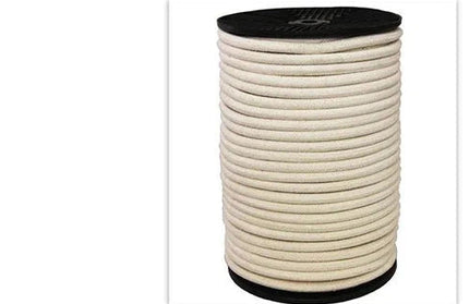Rope Cotton Braid Sash Cord-⌀5𝑚𝑚 x 𝐿500𝑚 5.5𝐾𝑔-Cream