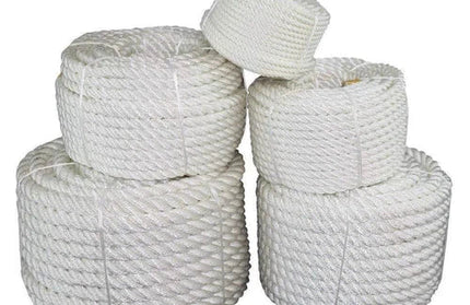 Rope Polypropylene Steel Flex 3 Strand-⌀10𝑚𝑚-Light Grey-𝑝/𝑚eter