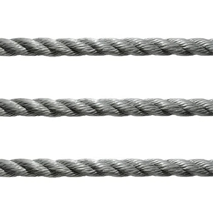 Rope Polypropylene Steel Flex 3 Strand-⌀10𝑚𝑚-Light Grey-𝑝/𝑚eter