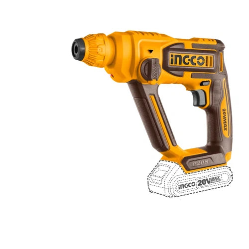 Rotary Hammer Drill Cordless 16𝑚𝑚 20𝑉 iNGCO