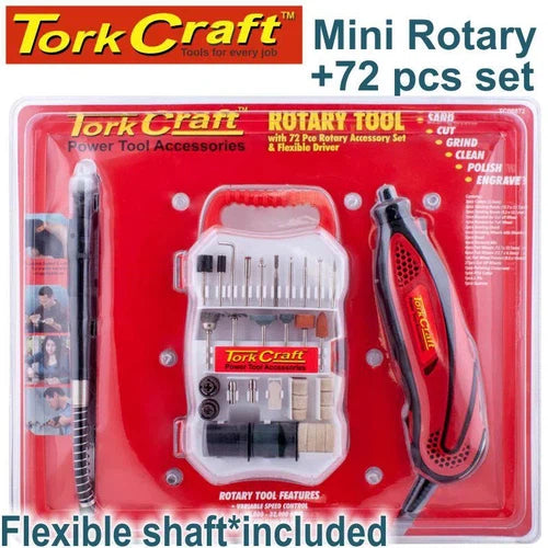 Rotary Tool 170w + Accessories Tork Craft-