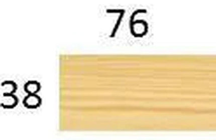 SA Pine Wall Plate ƒ38x76𝑚𝑚 S5 »-𝐿6.6𝑚-