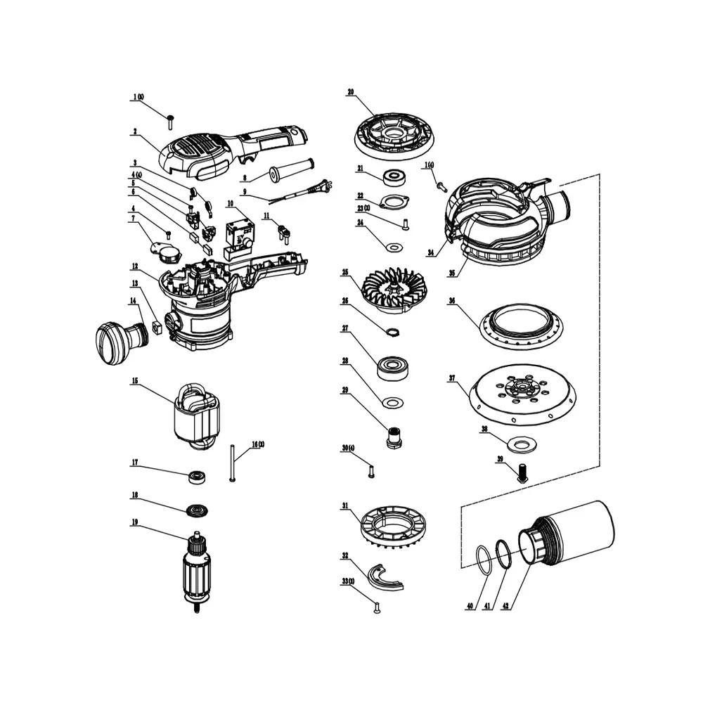 Sander Electric 450𝑊 Rotary iNGCO-