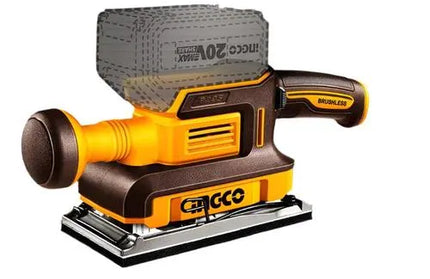 Sander Finishing Cordless 20𝑉 iNGCO-Tool Only
