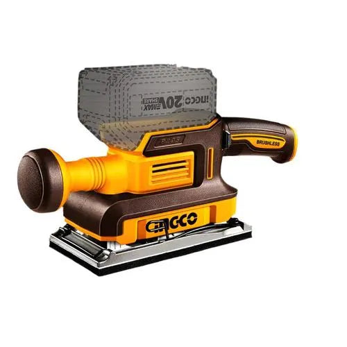 Sander Finishing Cordless 20𝑉 iNGCO-Tool Only