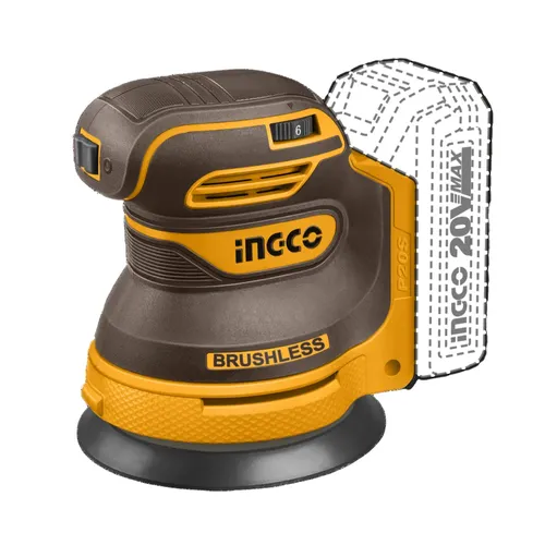 Sander Random Orbital Cordless 𝑃20ˢ iNGCO-Tool Only-