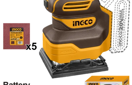 Sander Sheet Cordless 𝑃20ˢ iNGCO-Tool Only-