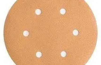 Sanding Velcro Disc Gold (6+1 Hole) 150𝑚𝑚-P60-each