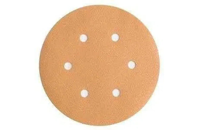Sanding Velcro Disc Gold (6+1 Hole) 150𝑚𝑚-P60-each