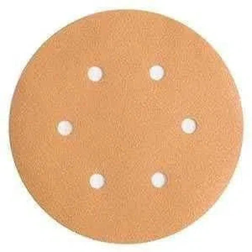 Sanding Velcro Disc Gold (6+1 Hole) 150𝑚𝑚-P60-each-
