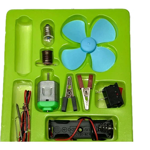 School Project Fan Motor Light Kit-