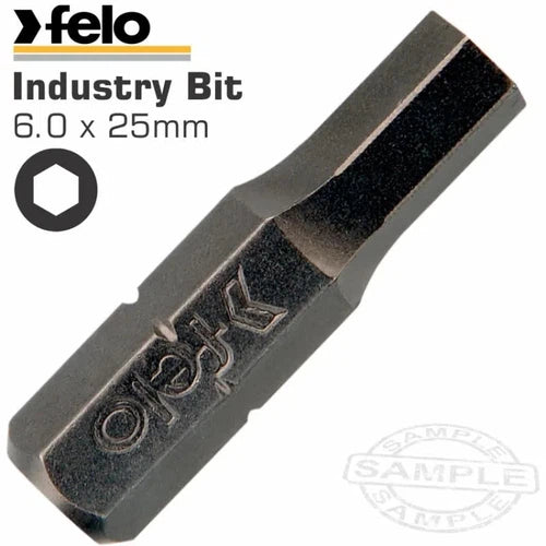 Screwdriver Bit Allen Hex Felo-Felo-6mm-25mm-diyshop.co.za