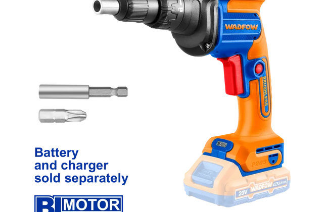 Screwdriver Drywall Cordless 𝑃20ˢ WADFOW-Tool Only-
