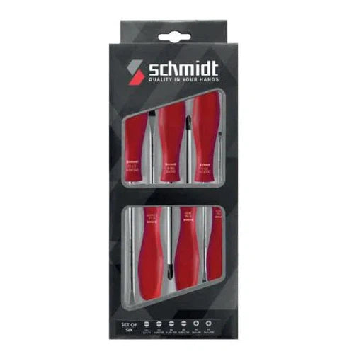 Screwdriver Set Compact 6pc Schmidt (discontinued)-Screwdrivers-Schmidt-diyshop.co.za