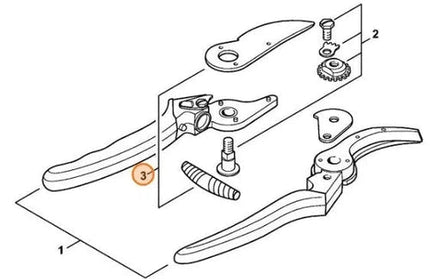 Secateurs Bypass Felco »-F6/𝐿19.5𝑐𝑚/219𝑔/⌀20𝑐𝑚-
