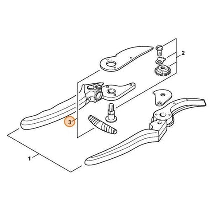 Secateurs Bypass Felco »-F6/𝐿19.5𝑐𝑚/219𝑔/⌀20𝑐𝑚-