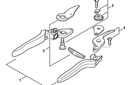 Secateurs Bypass Felco »-F6/𝐿19.5𝑐𝑚/219𝑔/⌀20𝑐𝑚-