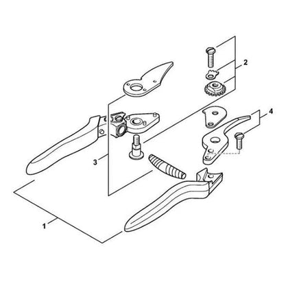 Secateurs Bypass Felco »-F6/𝐿19.5𝑐𝑚/219𝑔/⌀20𝑐𝑚-