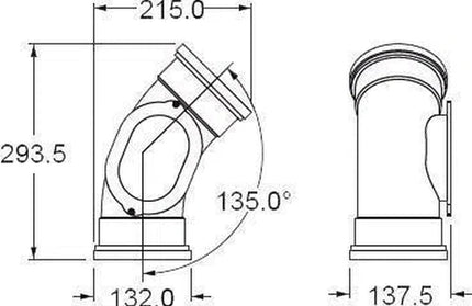 Sewer Bend 45º UG IE-