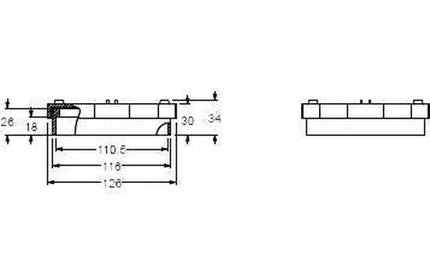 Sewer Stop End Access-110mm-