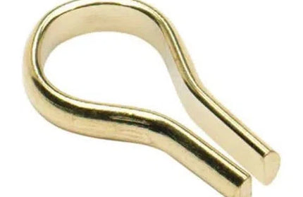 Shelf Support Banjo Loop-Brass Plated