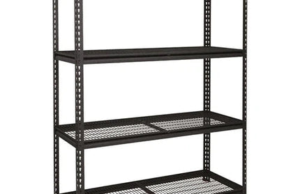 Shelving Industrial 4Tier x 450Kg (Flat Packed)-Grey