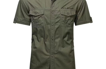 Shirt Two Pocket-Medium-Army Green
