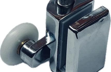 Shower Door Bottom Double Roller Wheel Chrome-