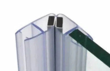 Shower Door Magnetic Seal Strip 90/180°-𝑇5-6𝑚𝑚 x 𝐿2𝑚