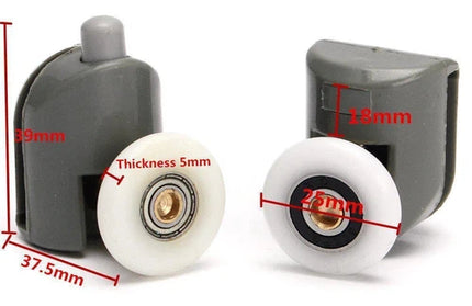 Shower Door Roller Wheel Set-