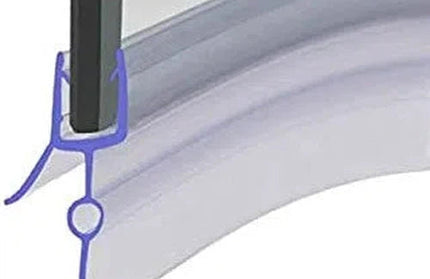 Shower Door Seal Strip Bottom with Circle-𝑇5-6𝑚𝑚 x 𝐿2𝑚