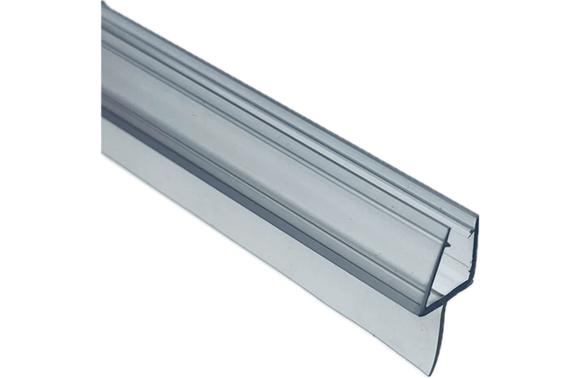 Shower Door Seal Strip Soft Centre Lip-𝑇6-8𝑚𝑚 x 𝐿2.4𝑚
