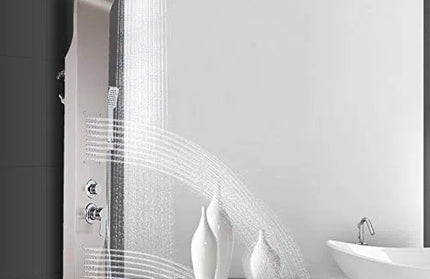 Shower Panel Complete-Chrome-