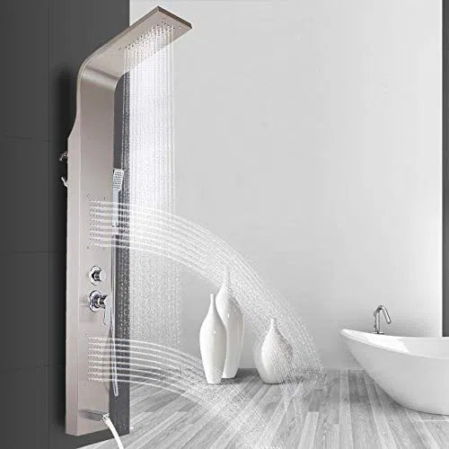 Shower Panel Complete-Chrome-