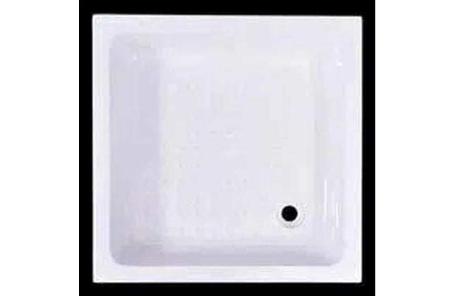 Shower Tray Square Fibreglass-800x800mm-White