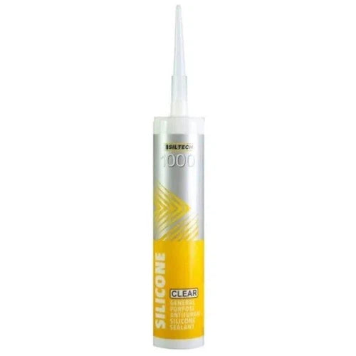 Silicone Sealant Acetoxy Siltech/Glue Devil-Silicones-Siltech-Clear-diyshop.co.za