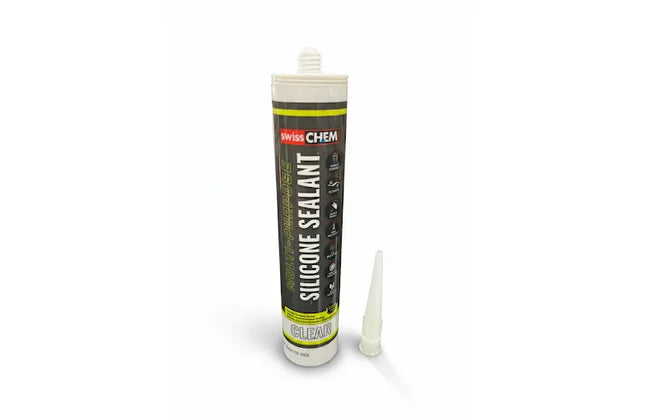 Silicone Sealant Acetoxy SwissCHEM-Clear-260ml