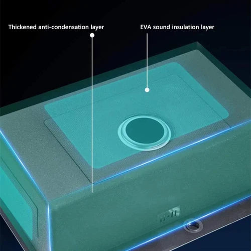 Sink Drop In Double Bowl Sleek-