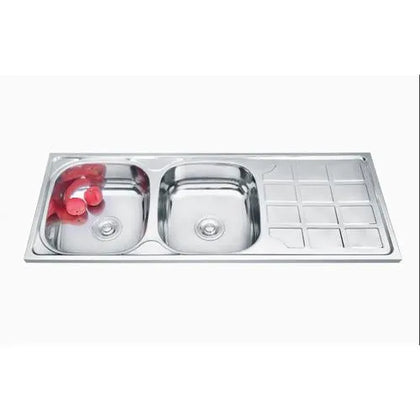 Sink Sit On Double Bowl End Africano-