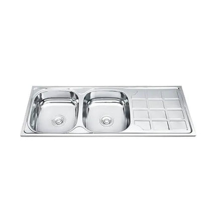 Sink Sit On Double Bowl End Africano-