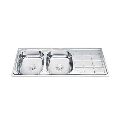 Sink Sit On Double Bowl End Africano-