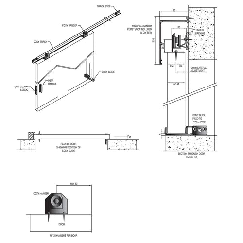 Sliding Mechanism Cosy Deluxe Hillaldam-Hillaldam-diyshop.co.za